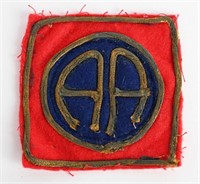 WW1 US ARMY 82ND DIVISION SHOULDER SLEVE INSIGNIA