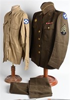 WWII US WOMAN ARMY CORPS WAC NAMED OFFICER UNIFORM