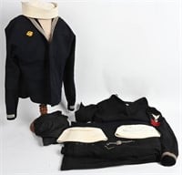 WWII US NAVY NAMED UNIFORM GROUPING WW2