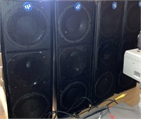 4 Tall Renkus-Heinz 400w Speakers