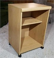 Modern Wooden Rolling Cabinet