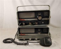 Lot Of 2 Vintage Sonar Fs-23 Cb Radios