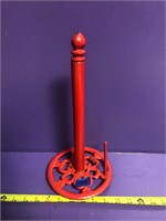 Cardinal red kitchen paper towel holder