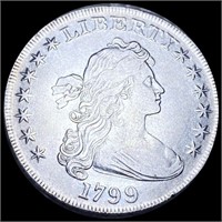 1799 Draped Bust Dollar CLOSELY UNCIRCULATED