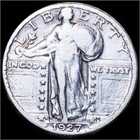 1927-S Standing Liberty Quarter ABOUT UNC