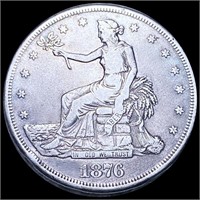 1876-CC Silver Trade Dollar LIGHTLY CIRCULATED