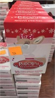 14 boxes 10 ct each.  Rudolph bandages.