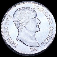 1802 French Silver 5 Francs UNCIRCULATED