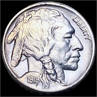 1919-D Buffalo Head Nickel LIGHTLY CIRCULATED
