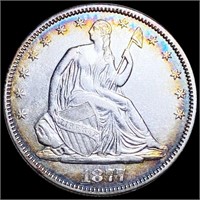 1877 Seated Half Dollar UNCIRCULATED