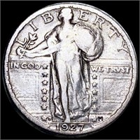 1927-S Standing Liberty Quarter LIGHTLY CIRCULATED