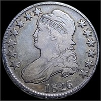 1826 Capped Bust Half Dollar LIGHTLY CIRCULATED