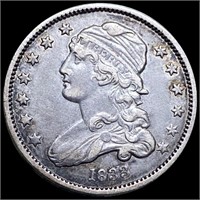 1833 Capped Bust Quarter ABOUT UNCIRCULATED