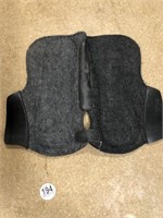 Tag #194 Gray Wool Felt Built-Up Saddle pad