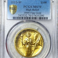 2015-W $100 1oz Gold Coin PCGS - MS70