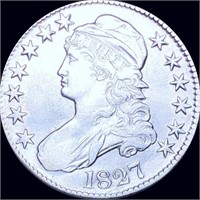 1827 Capped Bust Half Dollar CLOSELY UNC