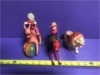 Vintage circus/ animal figures