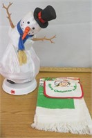 Battery Operated Tap Dancing  & Singing Snowman