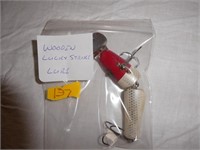 Wooden Lucky Strike Lure