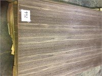 4 PCs - Walnut veneer wood 48.5” x 96.5” x 1.125”