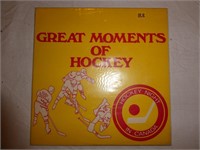 Vintage Great Moments of Hockey Record Album