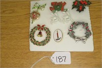 Christmas Scatter / Brooch Pins