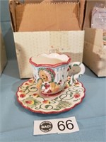 CT  CUP AND SAUCER