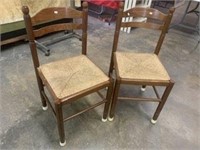 Cane-Seat Ladder-Back Chair