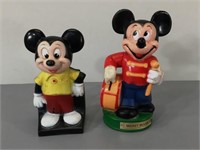 Disney Mickey Mouse Coin Banks -Vintage Vinyl