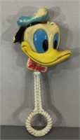 Disney Donald Duck Rattle -as is -Vintage Plastic