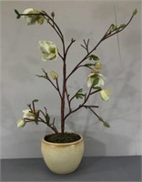 Faux Magnolia in Pot