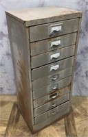 Vintage Metal Tool/Hardware Drawer Unit -30" tall