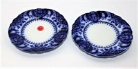 Johnson Bros. Flow Blue Plates- Lot of 2