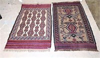 Woven Area Rugs- Lot of 2