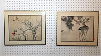 Pair of Asian Watercolors