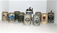 Stoneware Mugs & Steins- some German