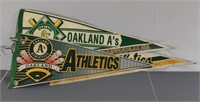Vintage Oakland A's Pennants -4