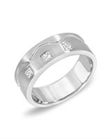 14KT White Gold 0.33ctw Diamond Ring