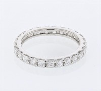 14KT White Gold 1.62ctw Diamond Wedding Band