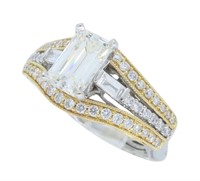 14KT Two Tone Gold 1.50ctw Diamond Ring
