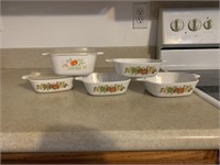 SET OF CORNINGWARE BAKING DISHES