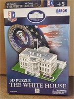 3D white house puzzle