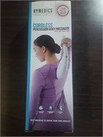 Rechargeable massager with heat