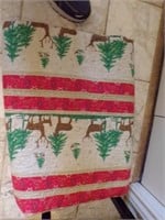 Christmas quilt with pillow shams