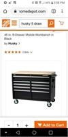 Husky 9 drawer tool chest (Damaged)