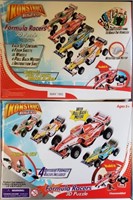 4 pc 3d friction car toy