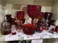 RUBY RED GLASSWARE