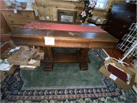 VINTAGE OAK TABLE WITH DRAWER
