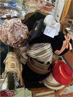 VINTAGE HATS & PURSES