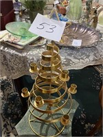 DECORATIVE CHRISTMAS CANDLE HOLDER